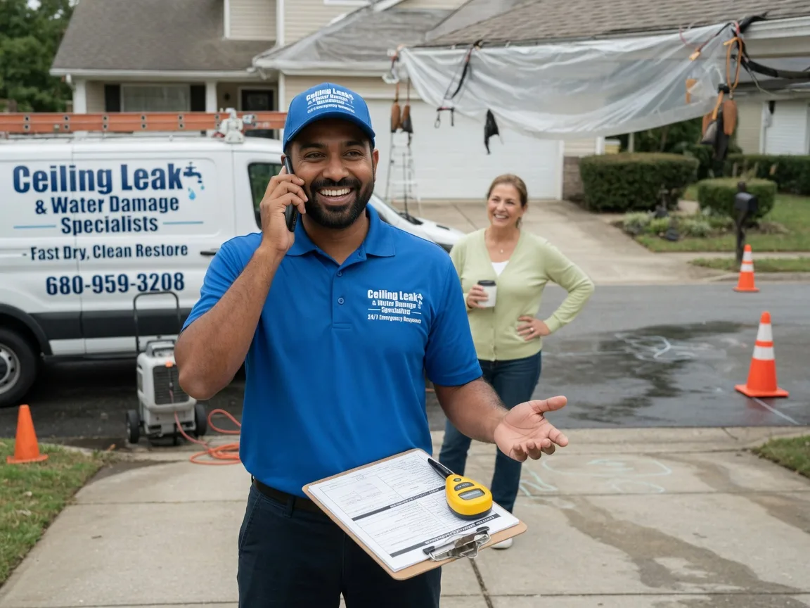 Ceiling Leak Cleanup Blue Ridge, TX FAQs